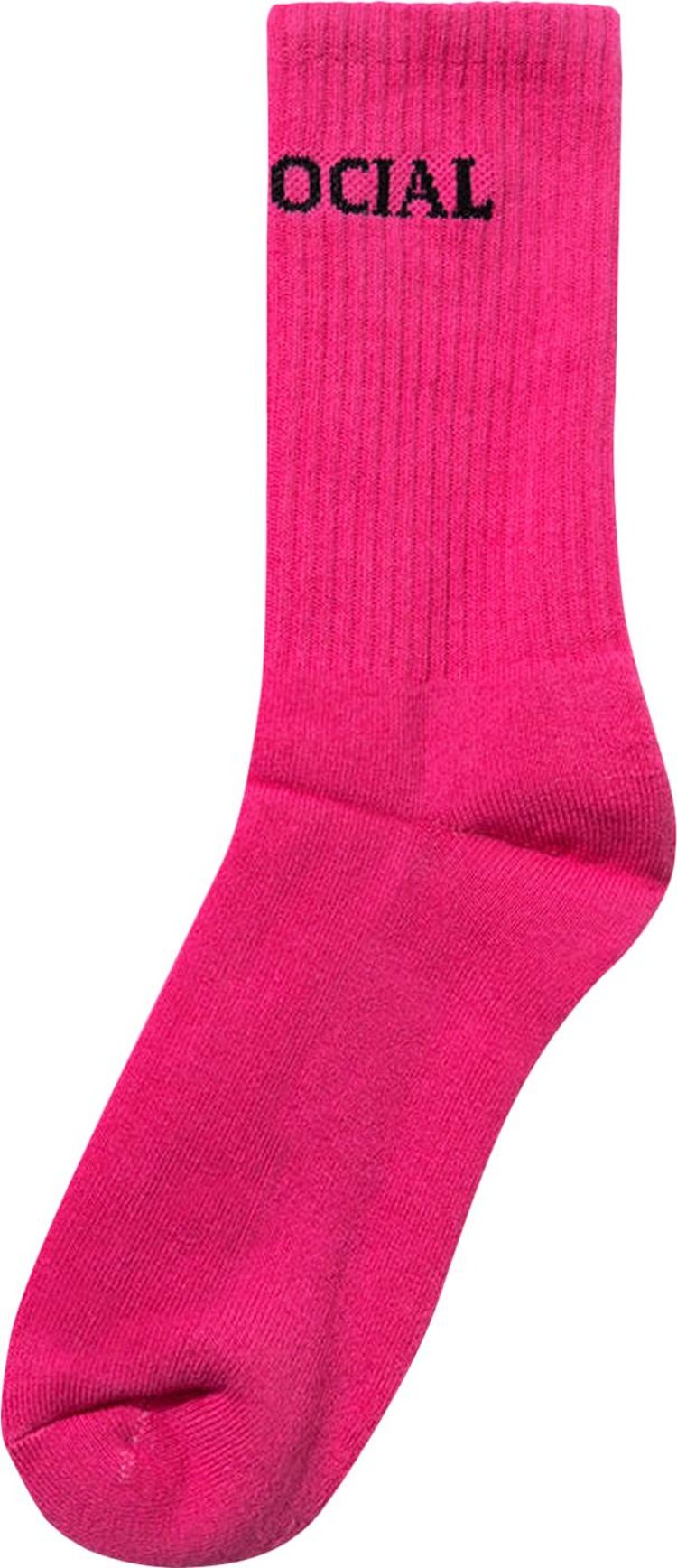 Anti Social Social Club Catchphrase Socks 'Pink'