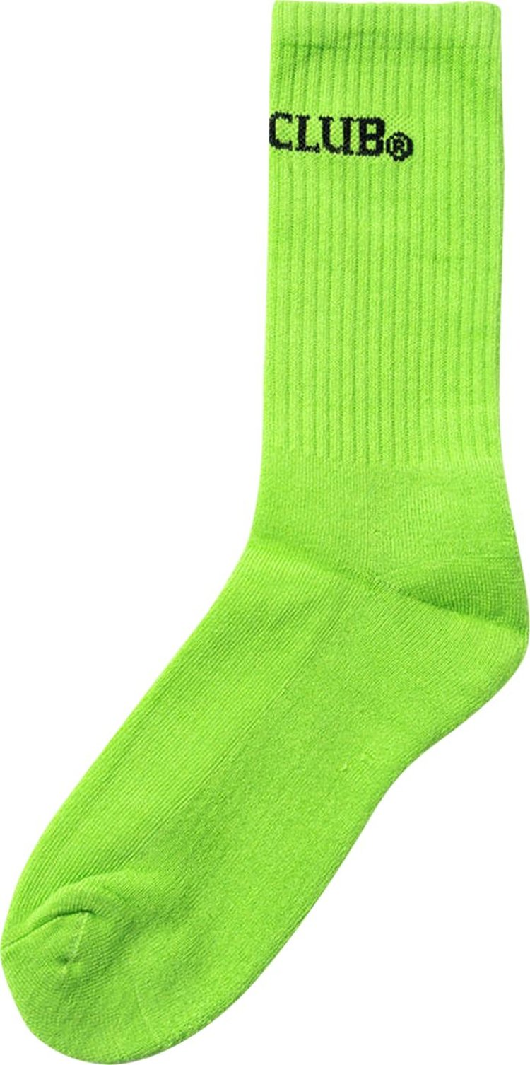 Anti Social Social Club Catchphrase Socks 'Green'