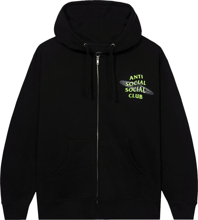 Anti Social Social Club The Shape Of Things Zip Hoodie 'Black'