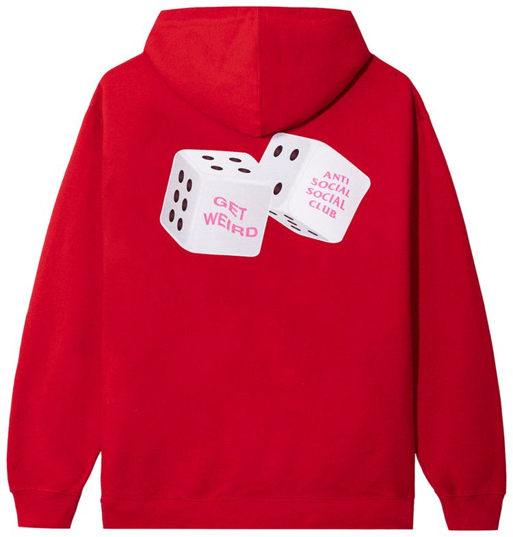 Anti Social Social Club Best Of Luck Hoodie Red