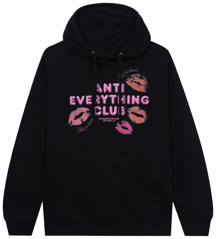 Anti Social Social Club Anti Everything Club 3 Hoodie Black