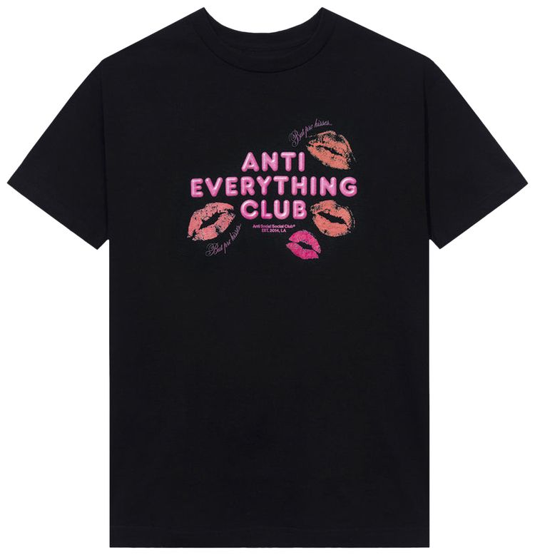 Anti Social Social Club Anti Everything Club 3 Tee Black