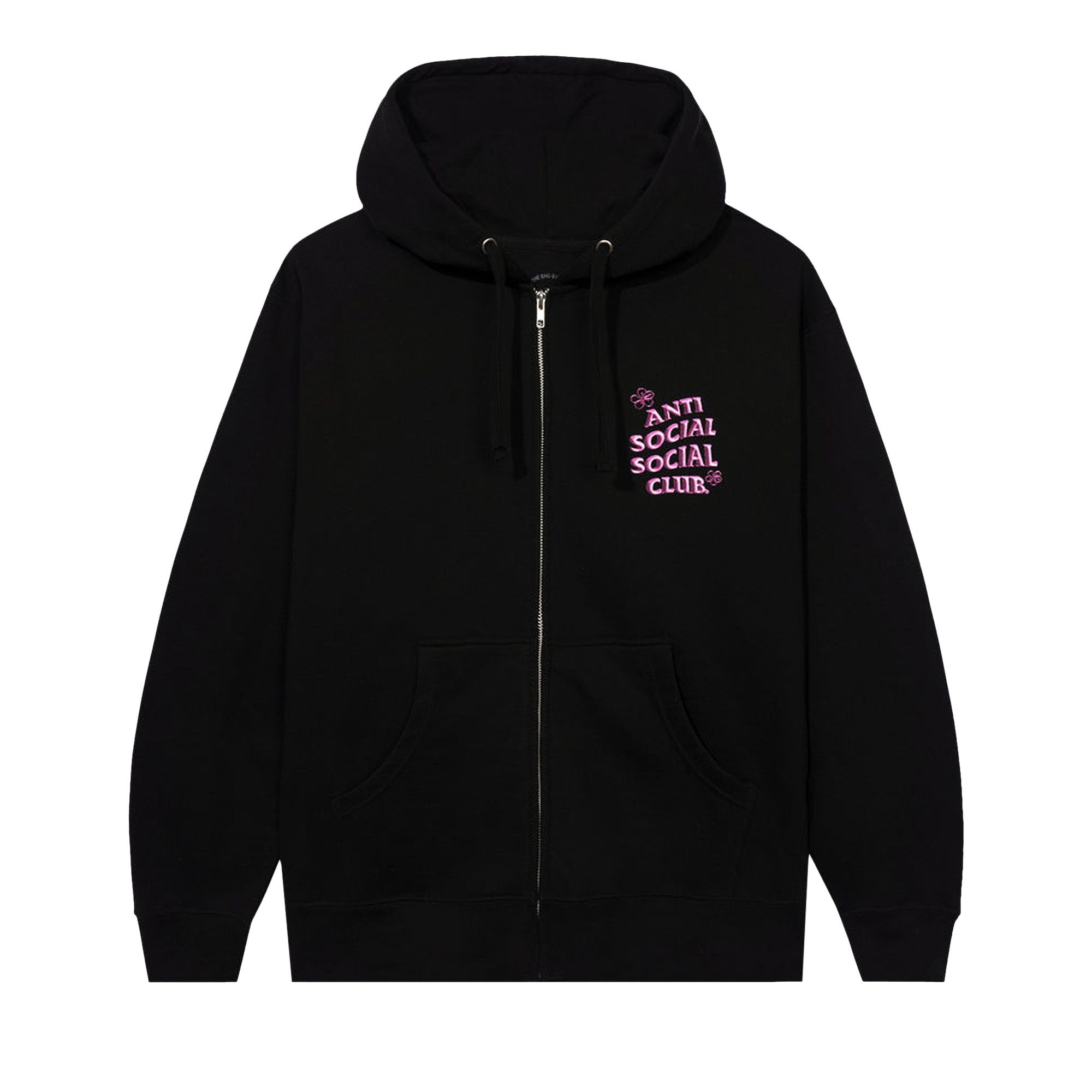 Buy Anti Social Social Club Coral Crush Zip Hoodie Black 0657 1FW220319CCZH BLAC GOAT