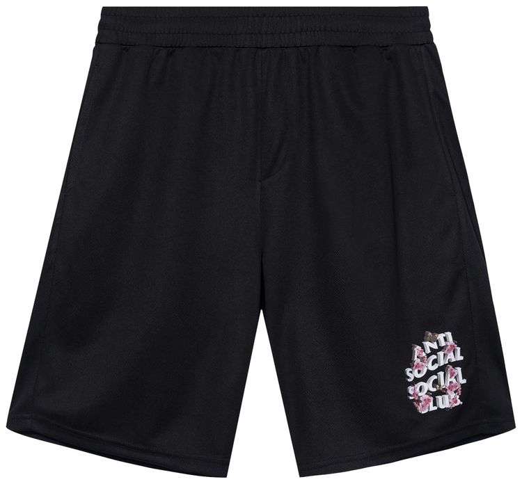 Anti Social Social Club Drama Club Mesh Shorts Black