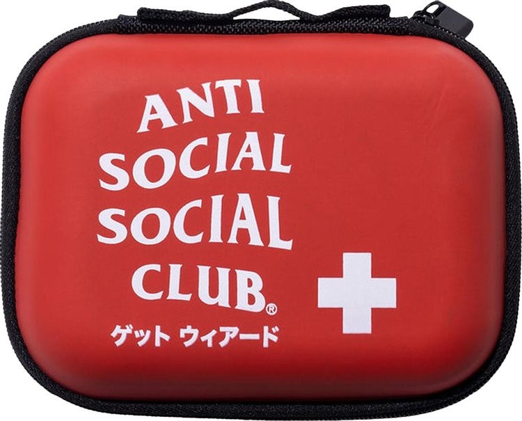 Anti Social Social Club Save Me Pouch 'Red'