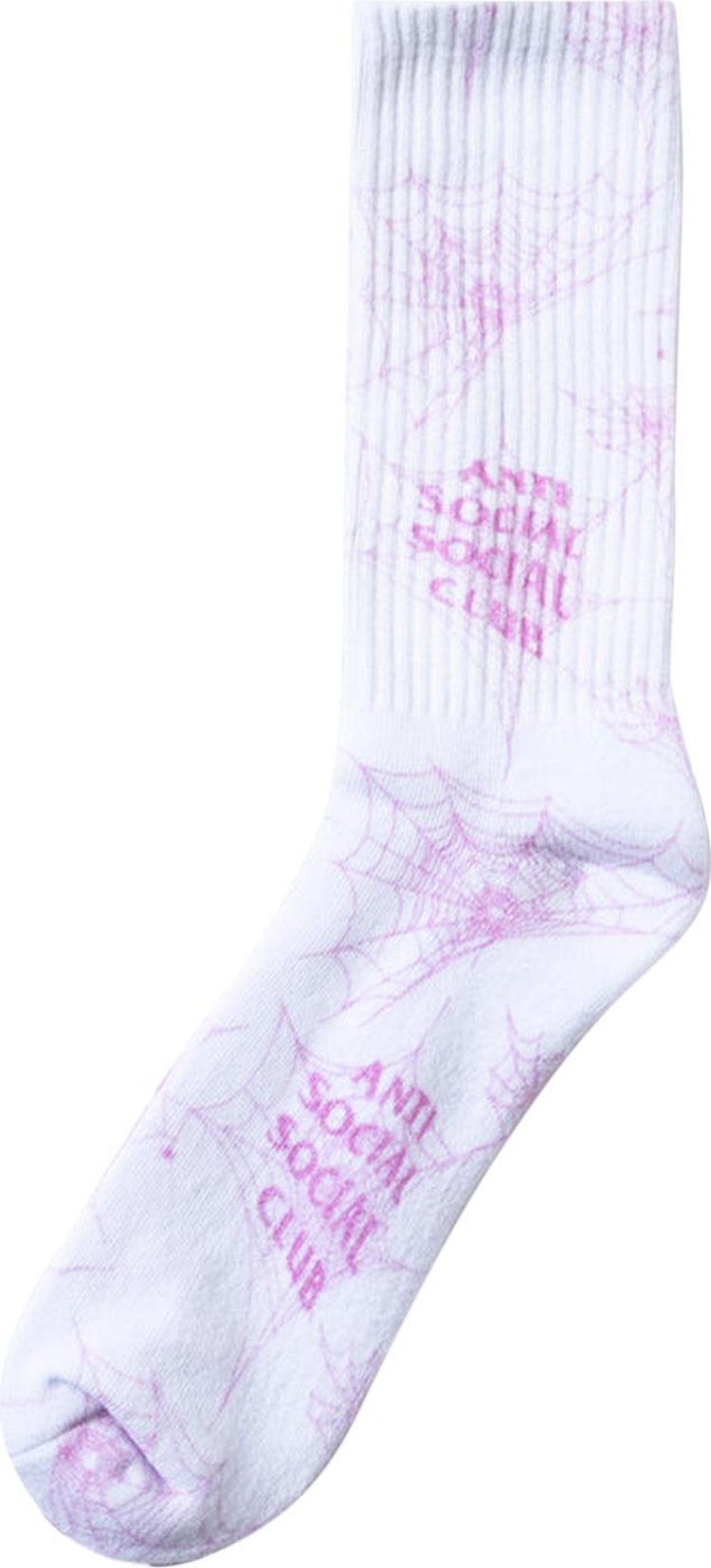 Anti Social Social Club Crawling In The Dark Socks 'White'