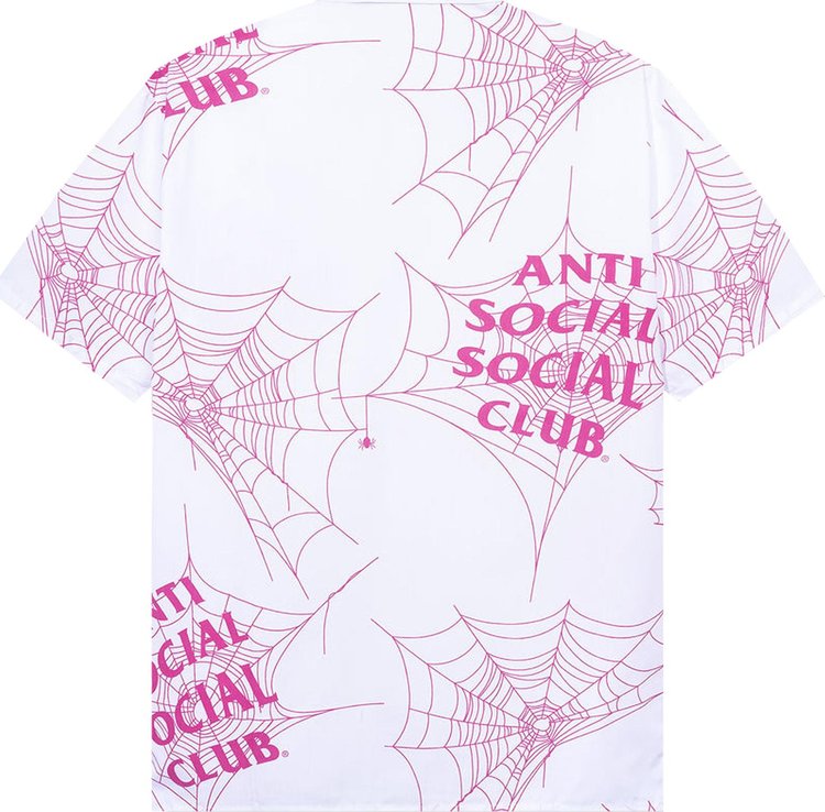 Anti Social Social Club Crawling In The Dark Button up White