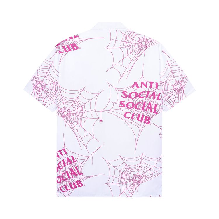Anti Social Social Club Crawling In The Dark Button up White