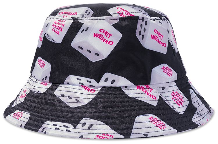 Anti Social Social Club 7 4 7 Bucket Cap Black