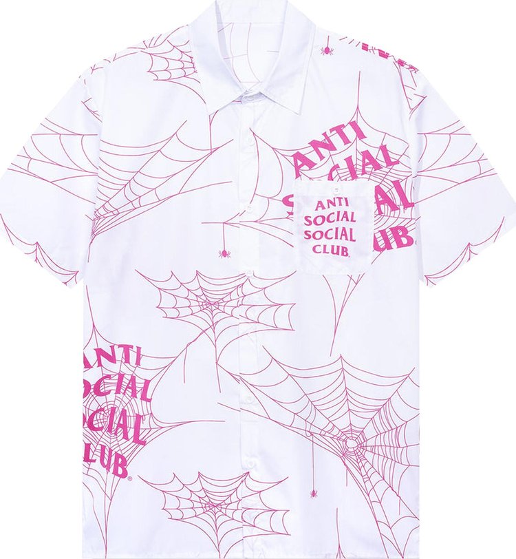 Anti Social Social Club Crawling In The Dark Button up White