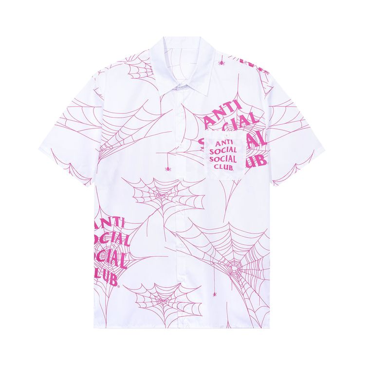 Anti Social Social Club Crawling In The Dark Button up White