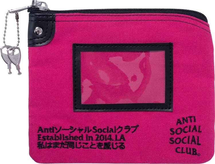 Anti Social Social Club Caught On Camera Pouch 'Pink'
