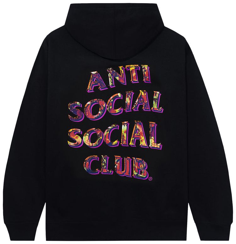 Anti Social Social Club Layer Lock Hoodie Black