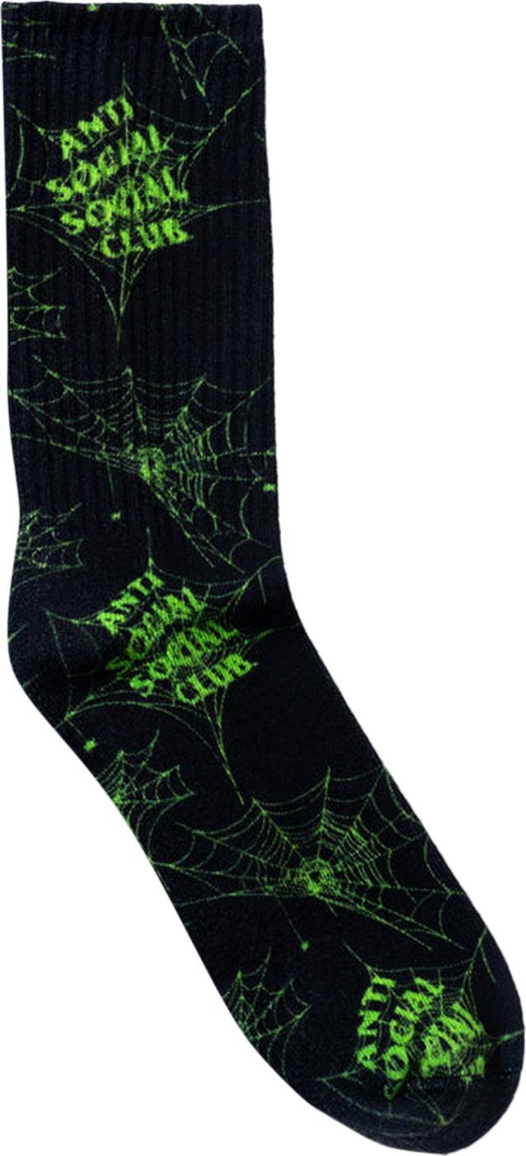 Anti Social Social Club Crawling In The Dark Socks Black