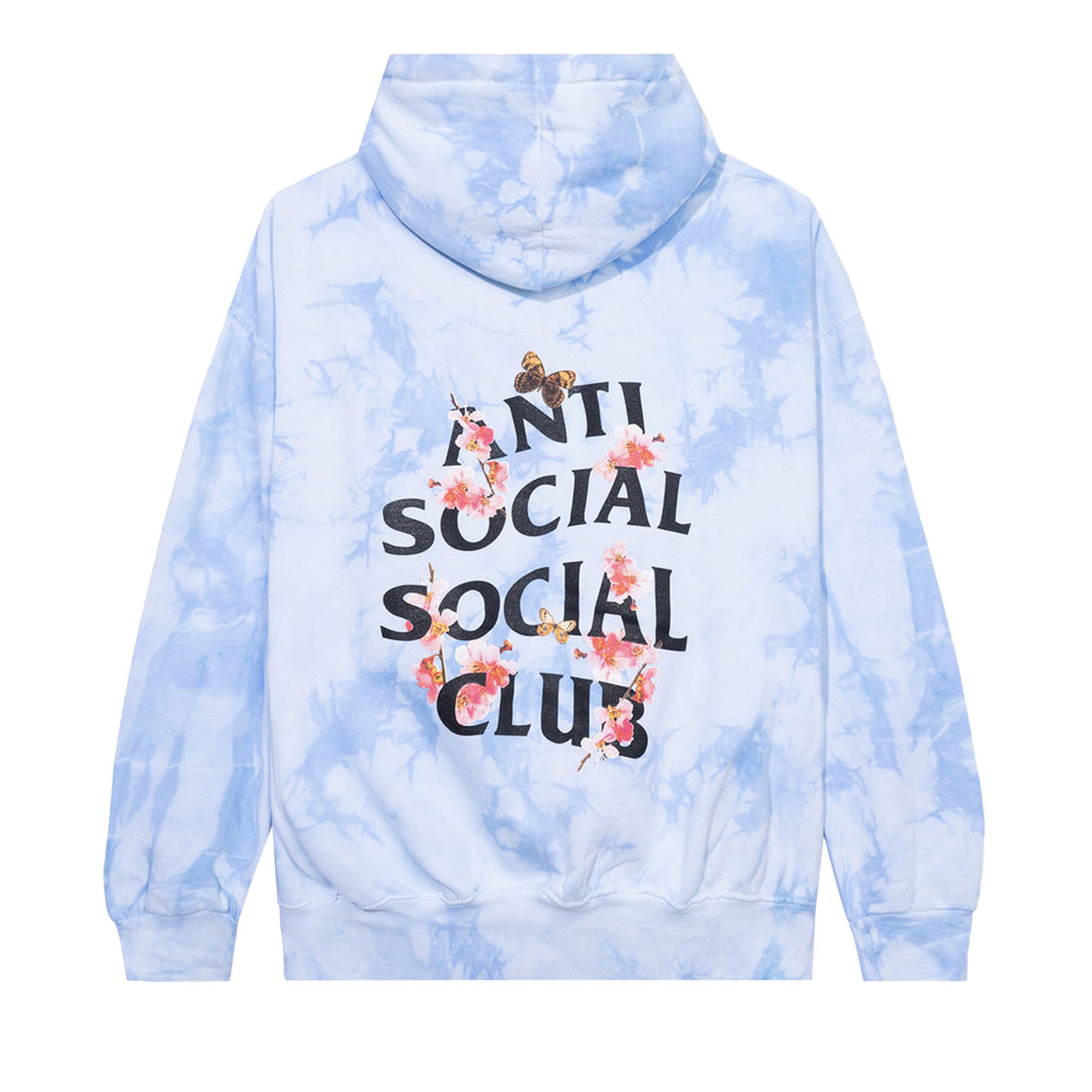 Anti social social club thai dye hoodie outlet