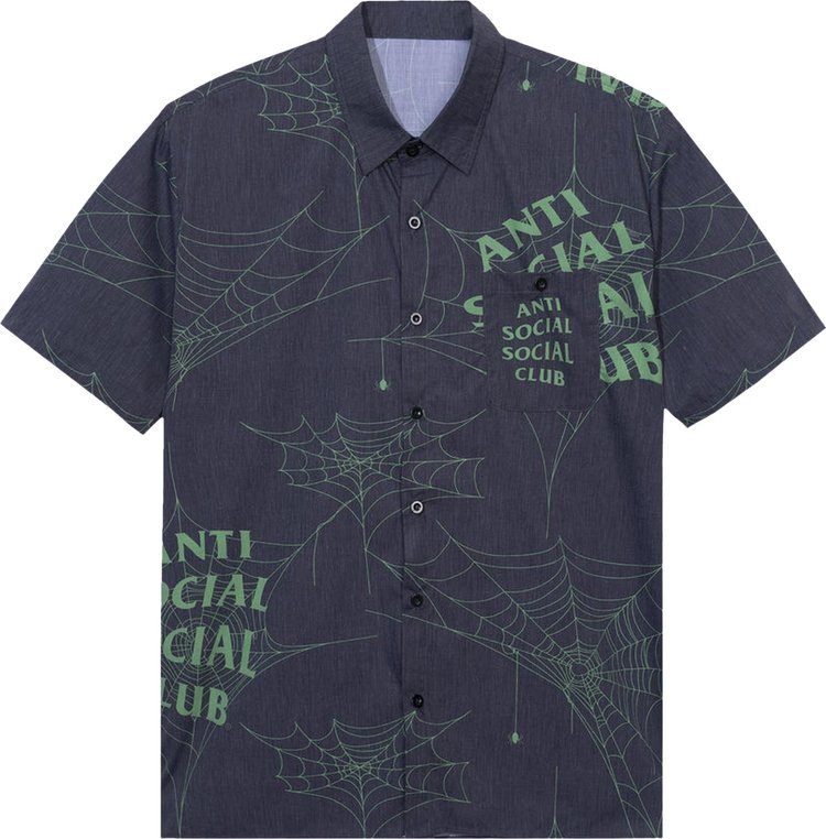 Anti Social Social Club Crawling In The Dark Button up Black