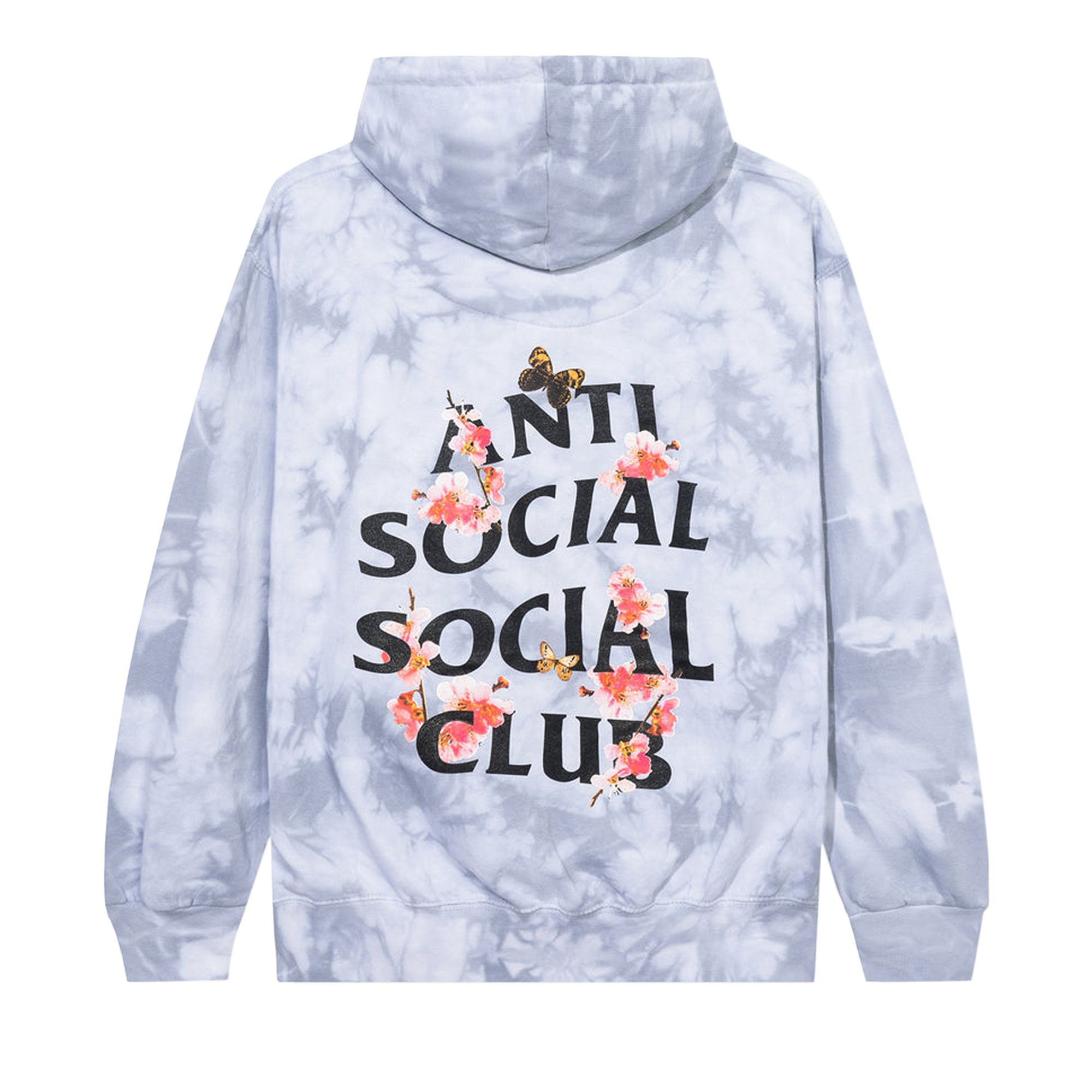 Buy Anti Social Social Club Kkoch Never Dies Tie Dye Hoodie Grey 0657 1FW220106KNDTDH GREY GOAT
