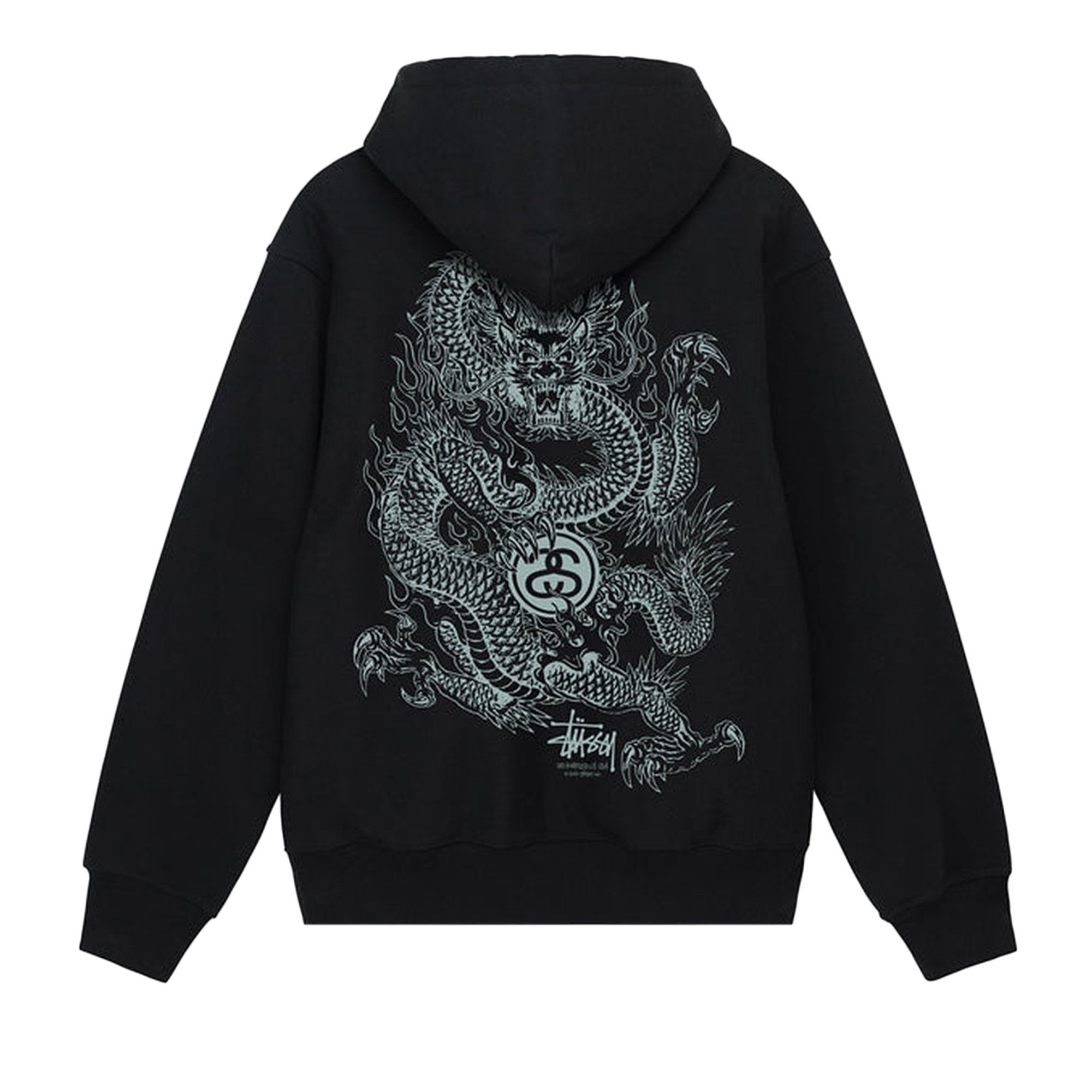 Buy Stussy Dragon Hoodie Black 1924847M BLAC GOAT