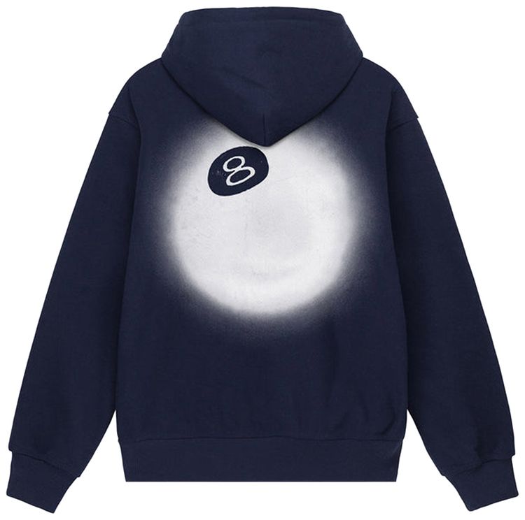 Stussy 8 Ball Fade Hoodie Navy