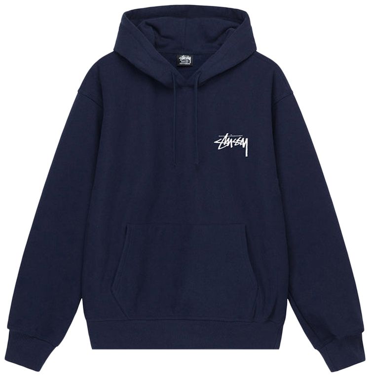 Stussy 8 Ball Fade Hoodie Navy