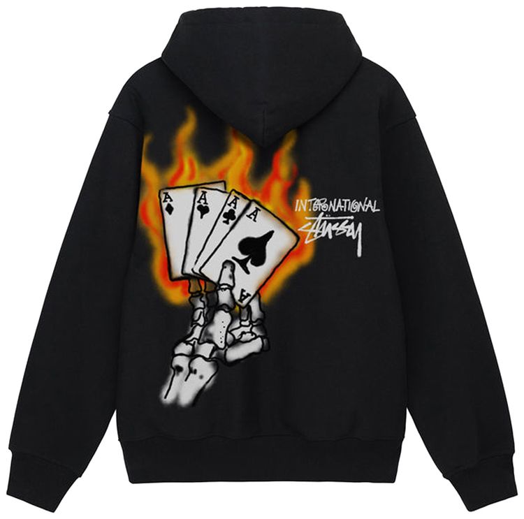 Stussy Read Em N Weep Zip Hoodie Black
