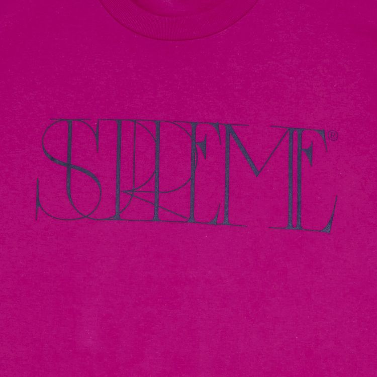 Supreme Trademark Tee Magenta