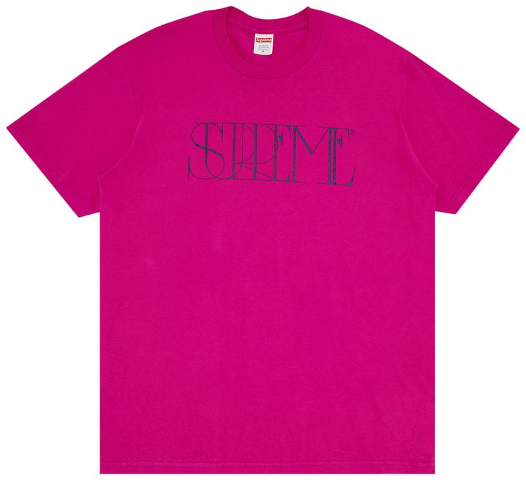 Supreme Trademark Tee Magenta