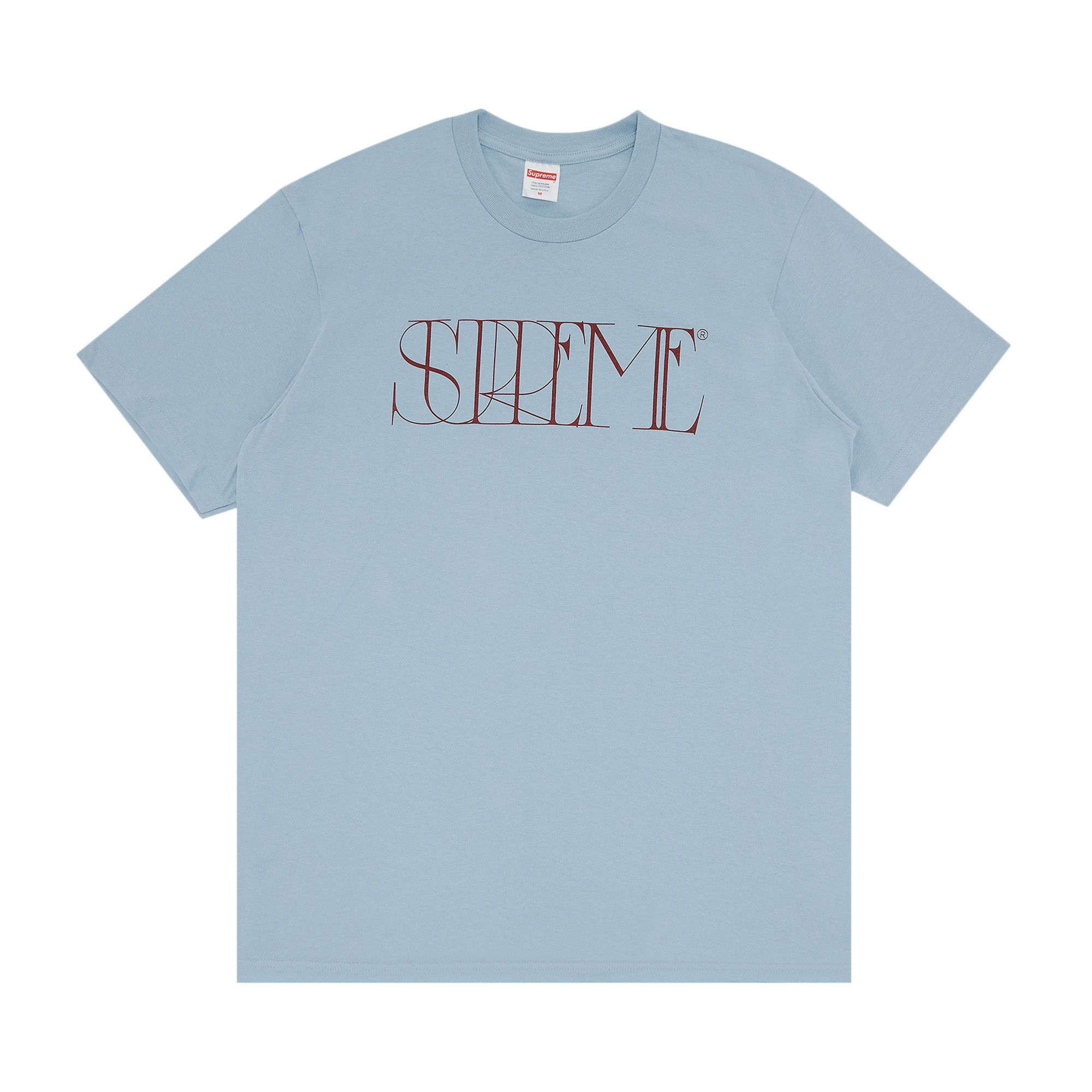 Tシャツ・カットソー Supreme Warning T-Shirt Dusty Blue Buy Supreme Warning Tee 'Dusty Blue' - FW22T37 DUSTY BLUE | GOAT