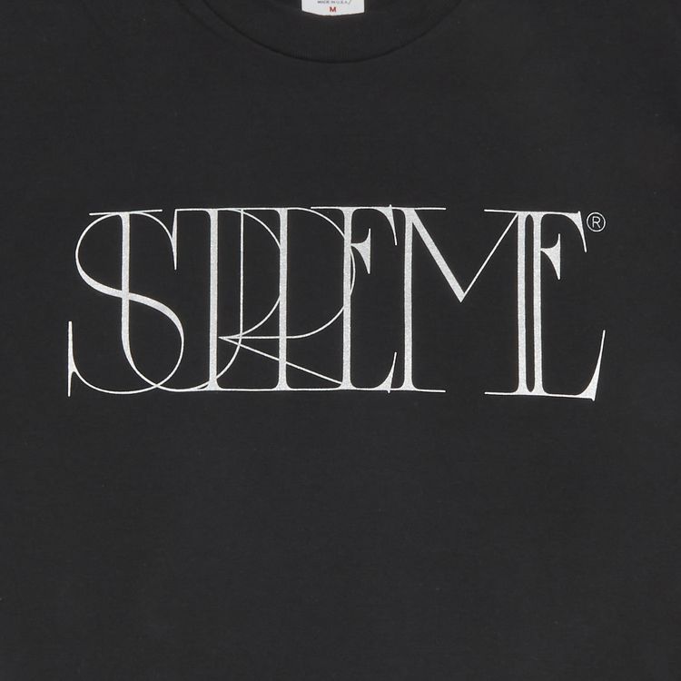 Supreme Trademark Tee Black