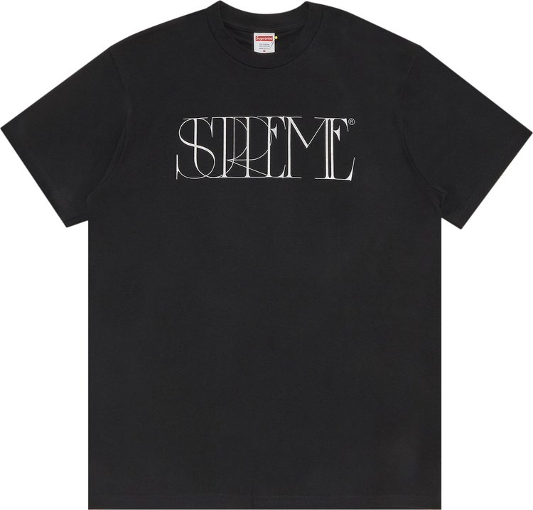 Supreme - Authenticated T-Shirt - Cotton Black for Men, Never Worn, with Tag
