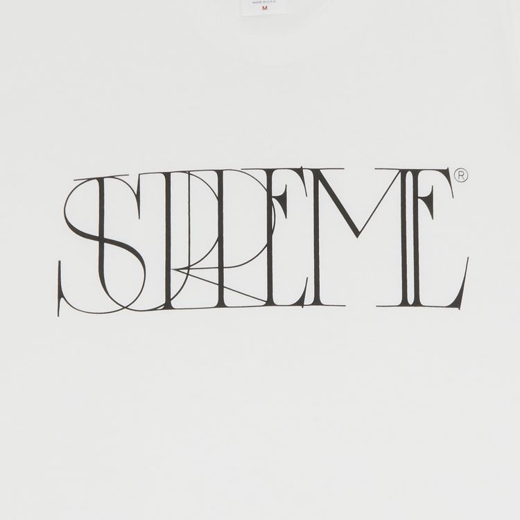Supreme Trademark Tee White