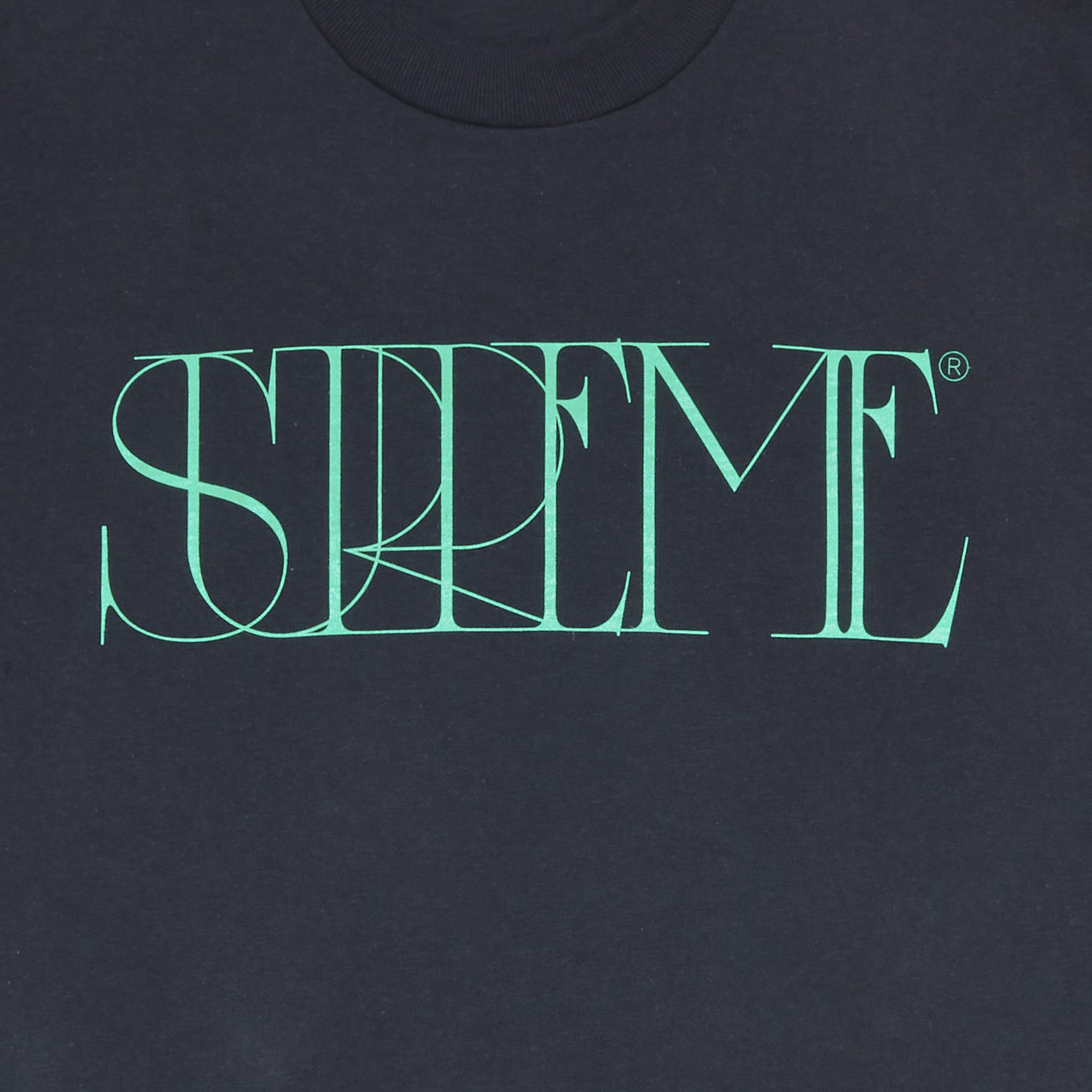 Buy Supreme Trademark Tee 'Navy' - FW22T61 NAVY | GOAT