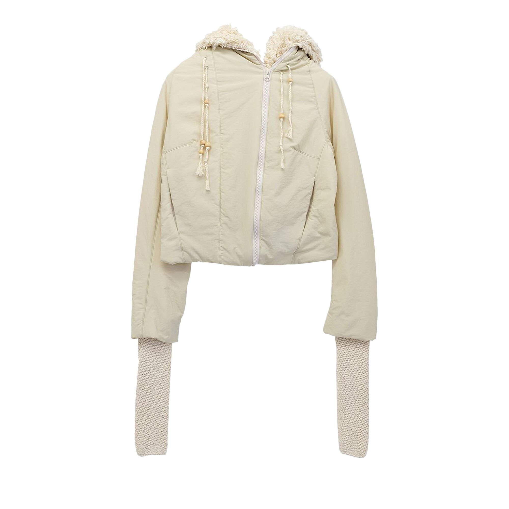 Buy Hyein Seo Padded Shearling Jacket 'Ivory' - FW22 PD2IV IVOR | GOAT