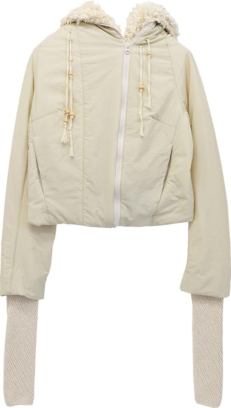 Buy Hyein Seo Padded Shearling Jacket 'Ivory' - FW22 PD2IV IVOR | GOAT