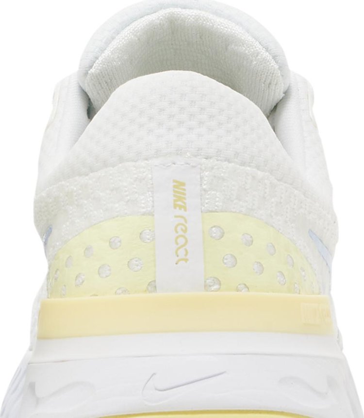 Wmns React Infinity Run Flyknit 3 White Light Marine