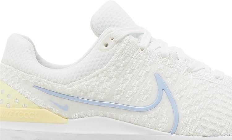 Wmns React Infinity Run Flyknit 3 White Light Marine