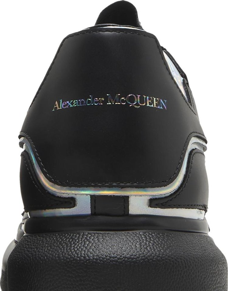 Alexander McQueen Oversized Sneaker Black Silver Holo