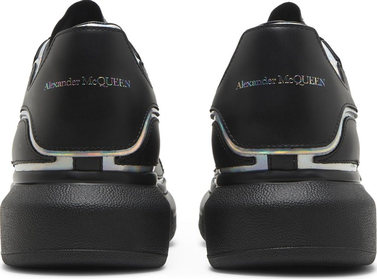 Alexander McQueen Oversized Sneaker Black Silver Holo