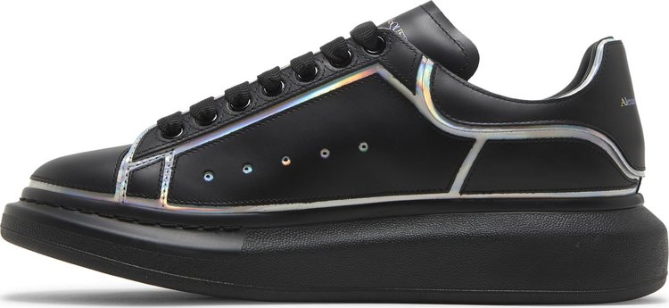 Alexander McQueen Oversized Sneaker Black Silver Holo