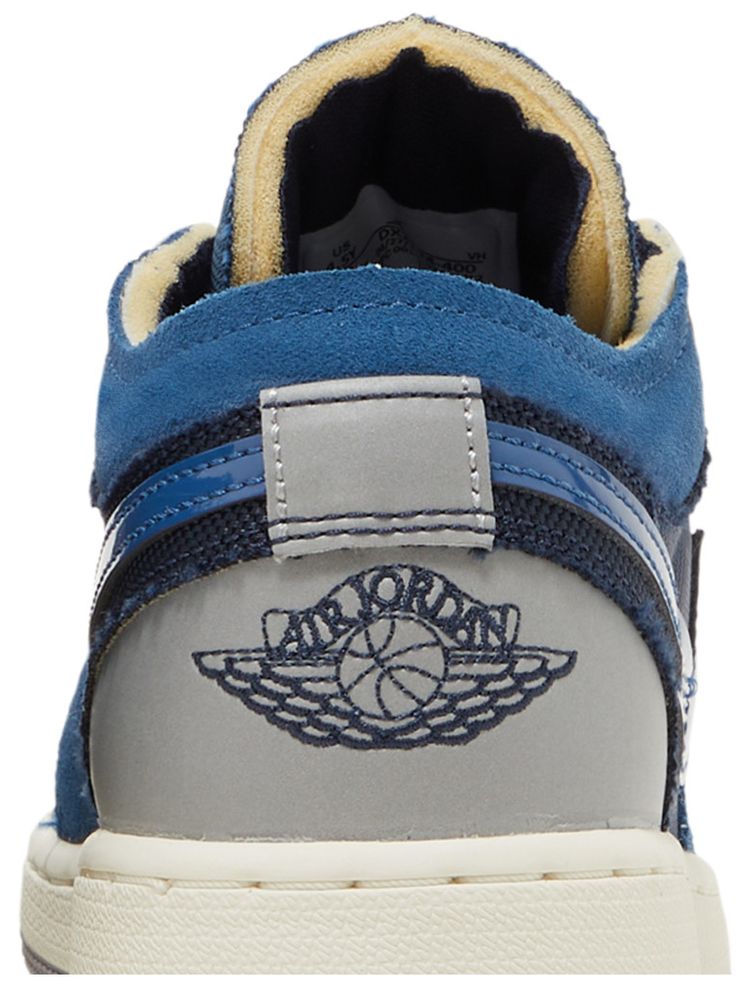 Air Jordan 1 Low SE Craft GS Inside Out   Obsidian