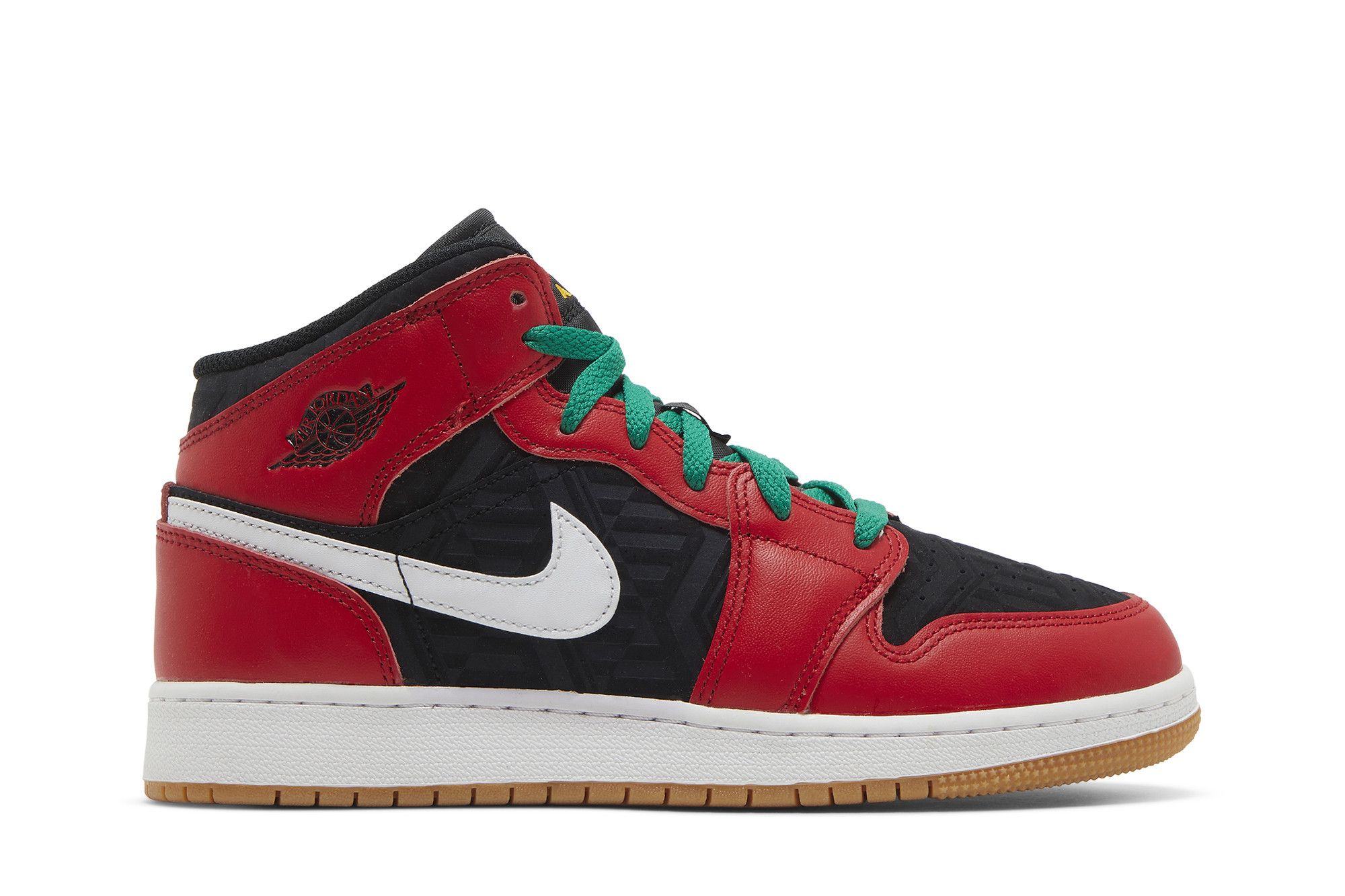 Nike Air Jordan1クリスマス限定品Mid GS Bad Santa Buy Air Jordan 1 Retro Mid GS 'Bad Santa' - 554725 607 | GOAT