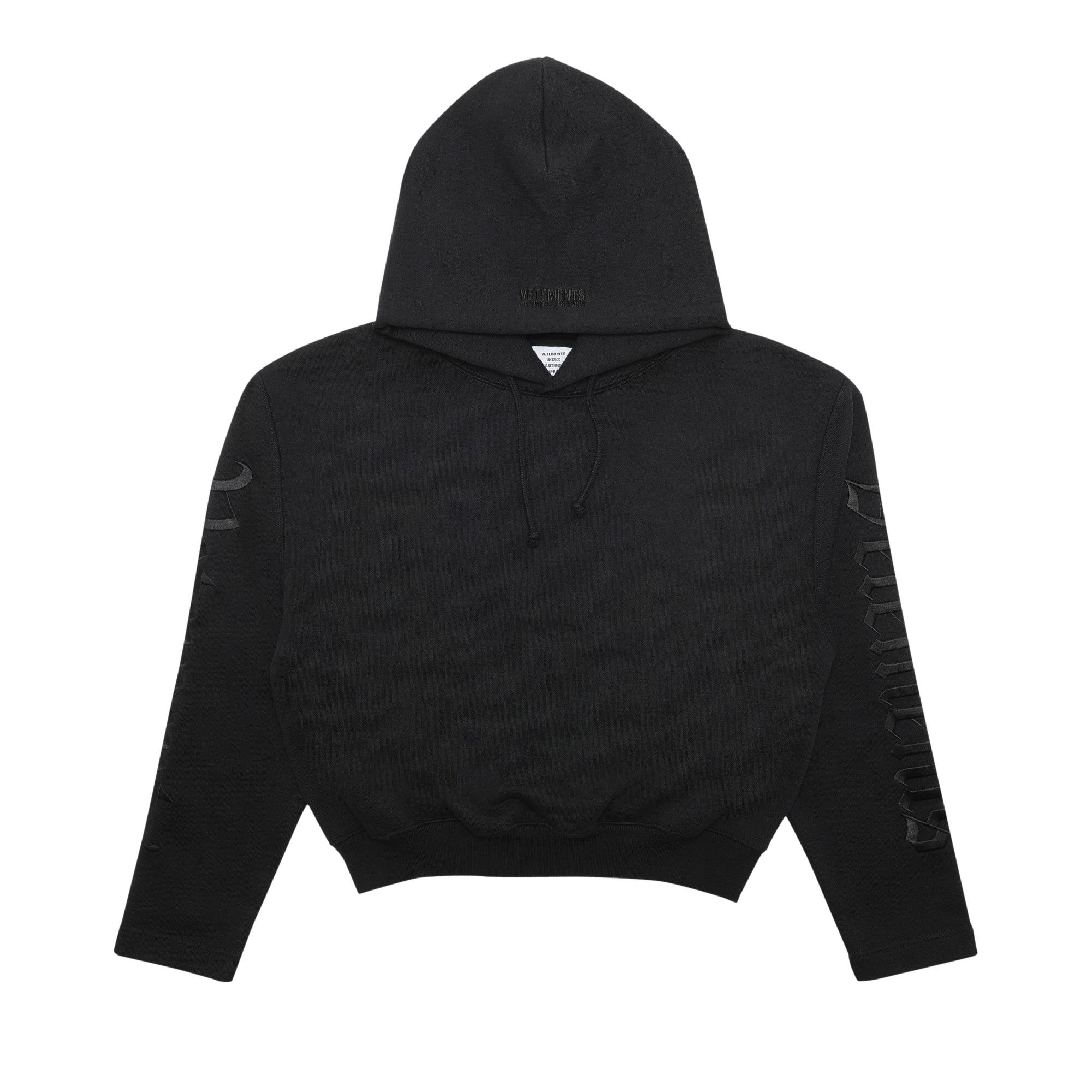 Vetements cropped hoodie store