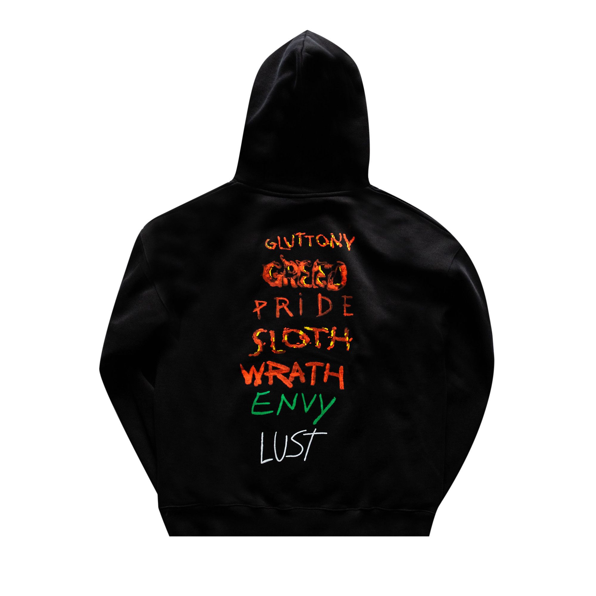 Buy Vetements 7 Sins Hoodie 'Black' - UAH21TR539 BLAC | GOAT