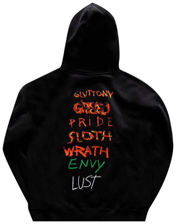 Vetements 7 Sins Hoodie Black