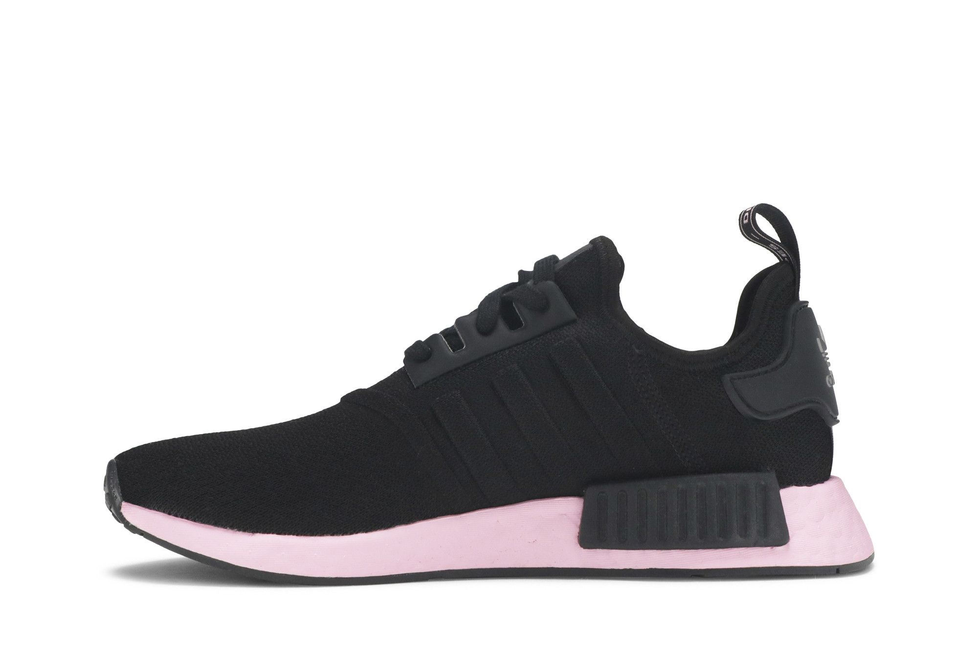 Adidas nmd r1 womens black and pink discount