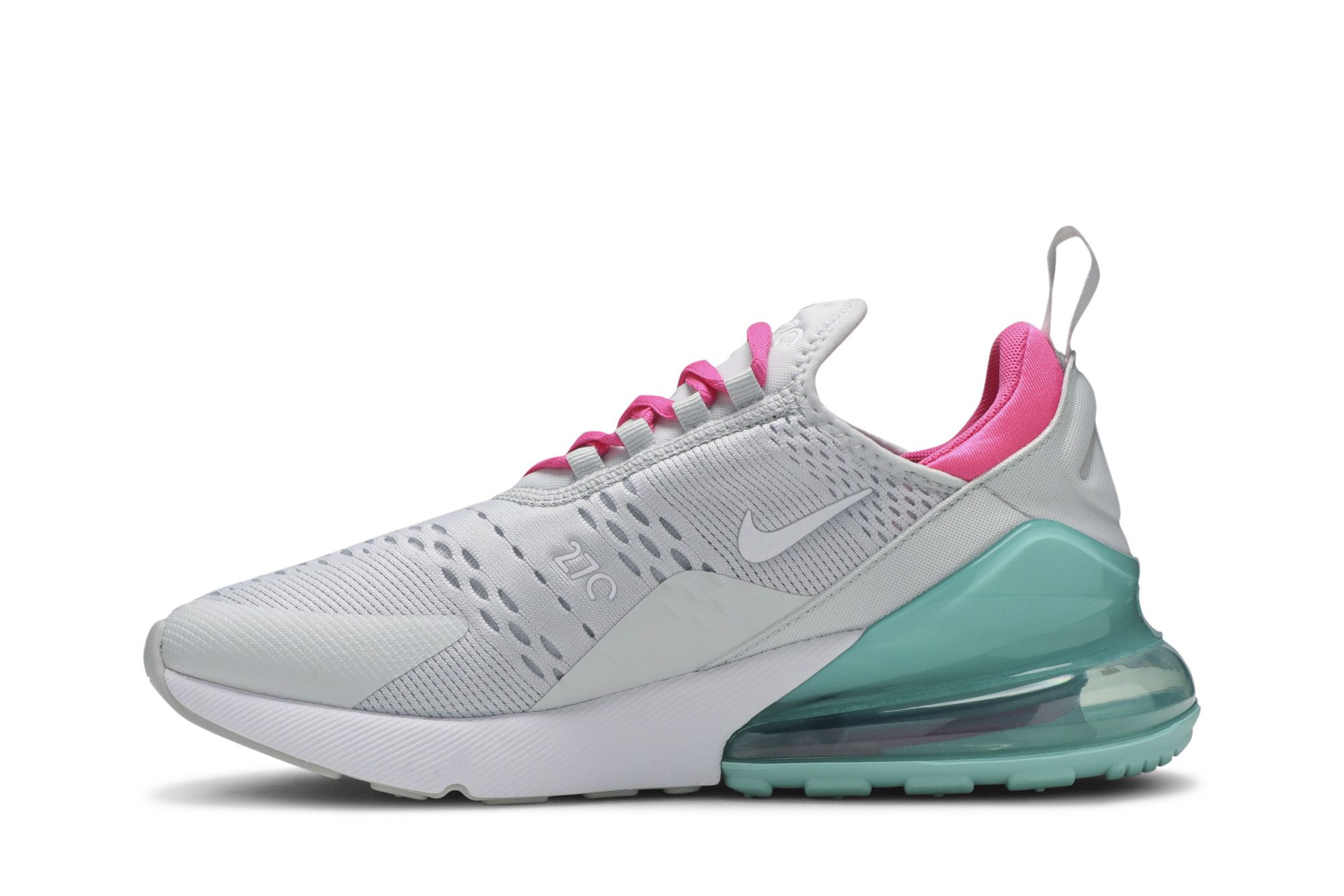 air max 270 pure platinum white pink blast