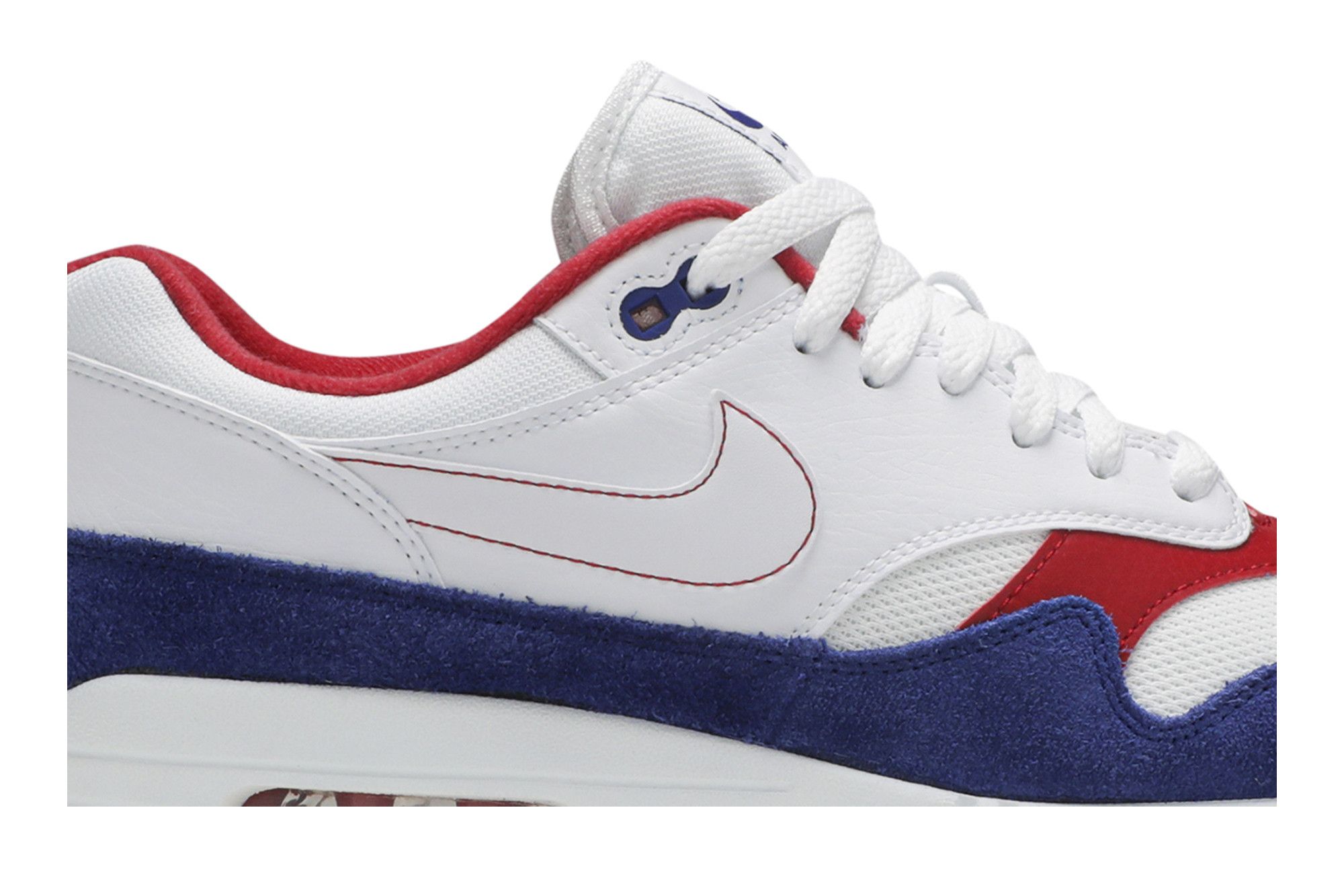 Red white and blue air max 1 hot sale