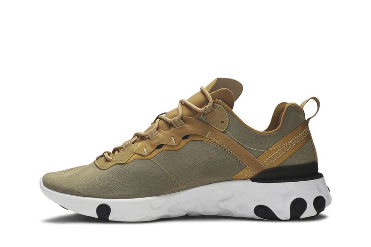 Nike React Element 55 Metallic Shoes BQ6166-700 Mens Size 12 Tan Brown White Buy Nike React Element 55  main image 4