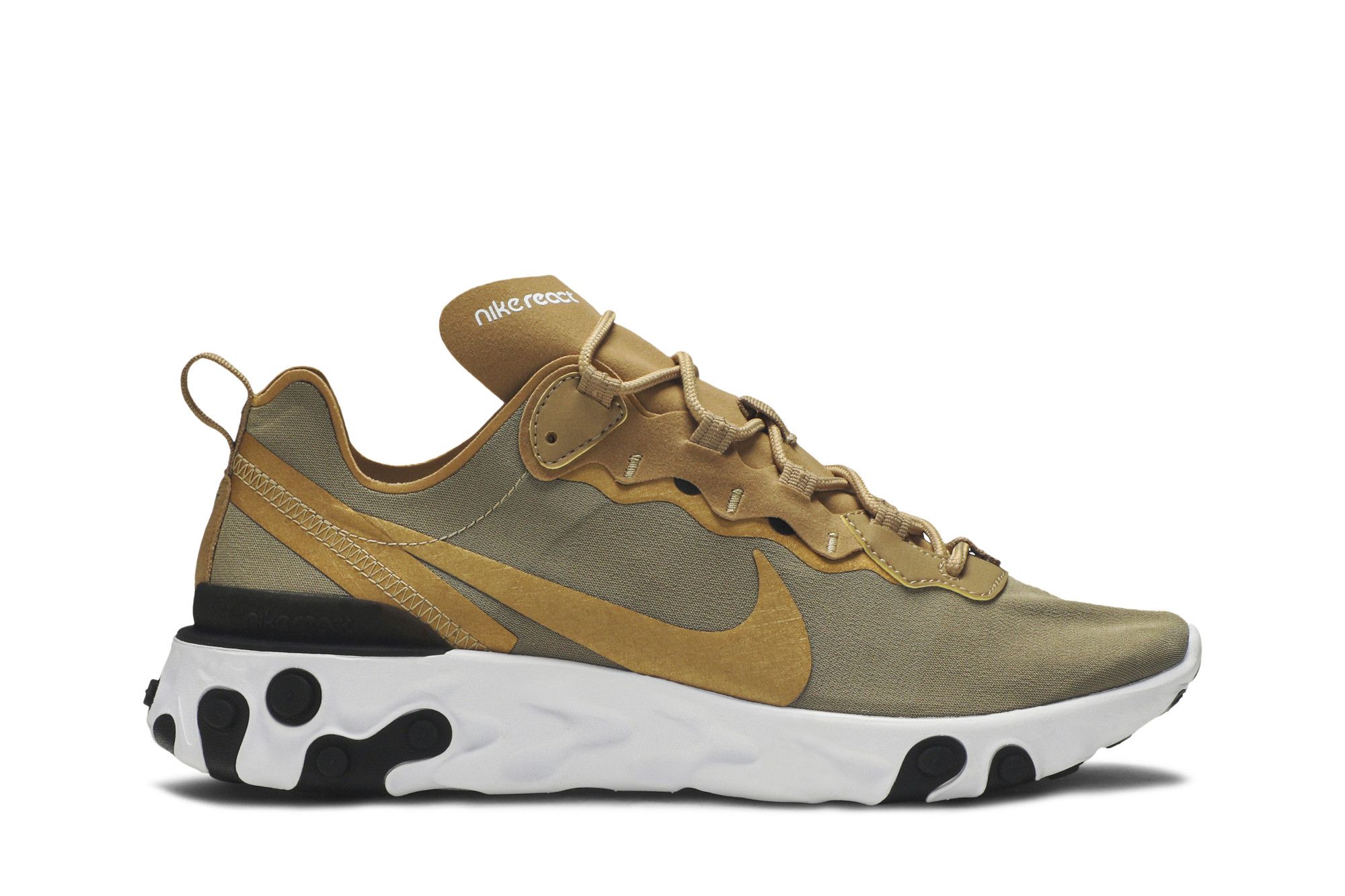 Nike element react 55 gold hot sale