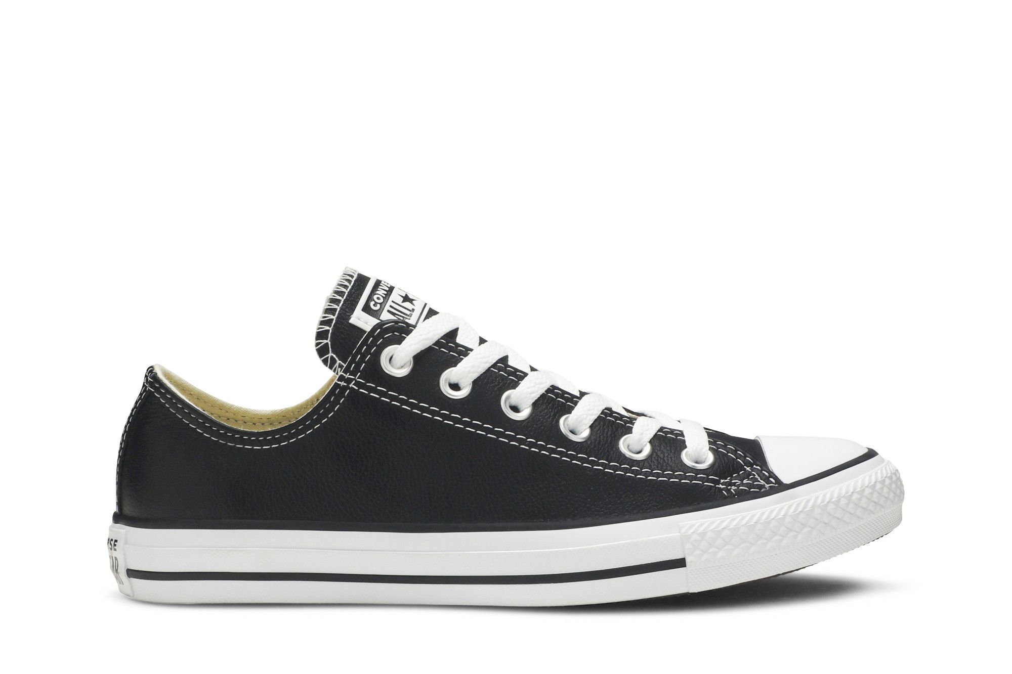 Buy Chuck Taylor All Star Leather Ox Black 132174C GOAT UK